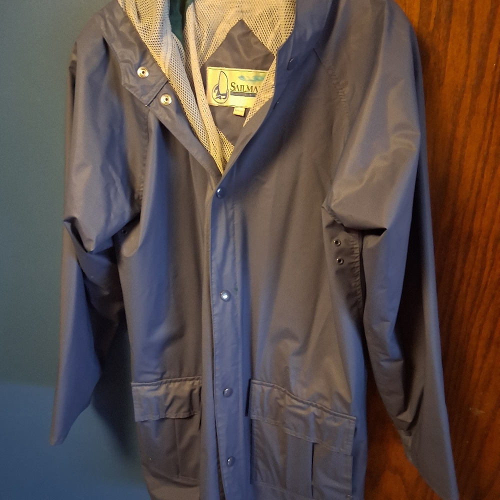 Womans Hooded Sailing Jacket L 12-14